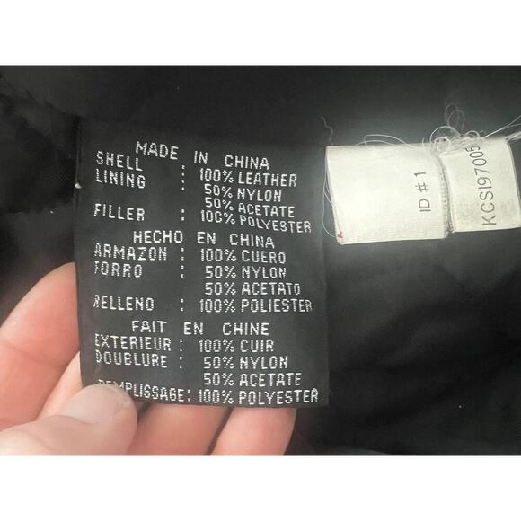 Kenneth Cole Reaction Mens leather jacket winter warm classic sophisticated work - Picture 7 of 9